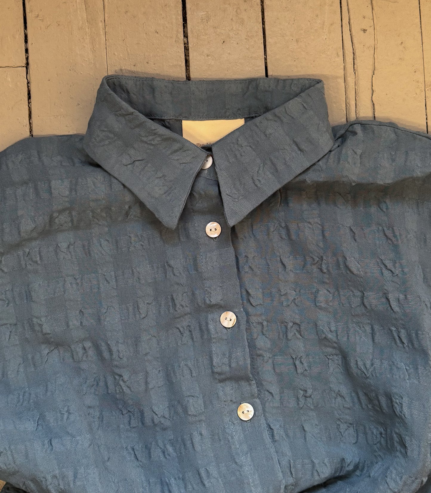 *LES ACCROCHÉS* - Chemise ample « Biarritz » - Seafoam