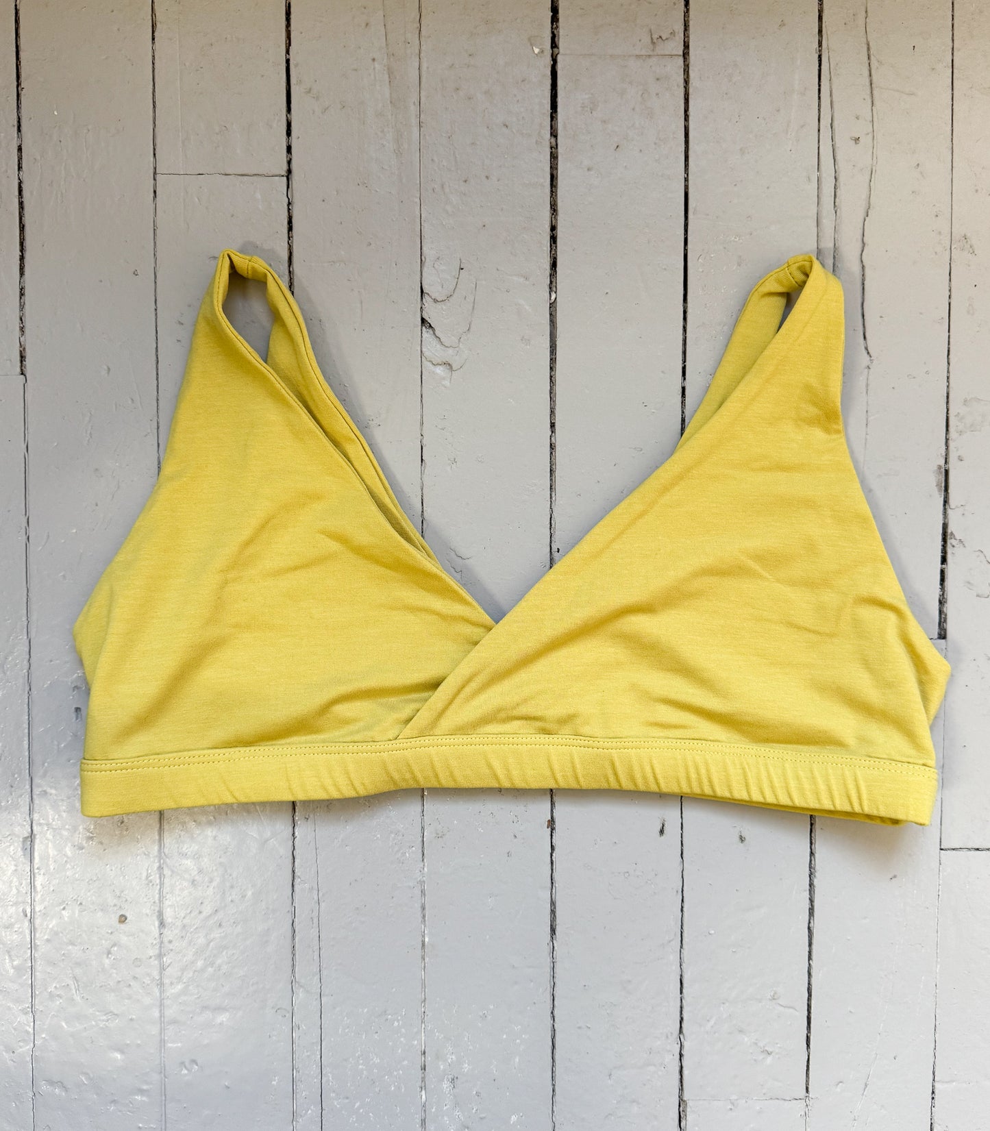 *LES ACCROCHÉS* - Bralette en tencel « NEW CRUSH » - SUNSHINE