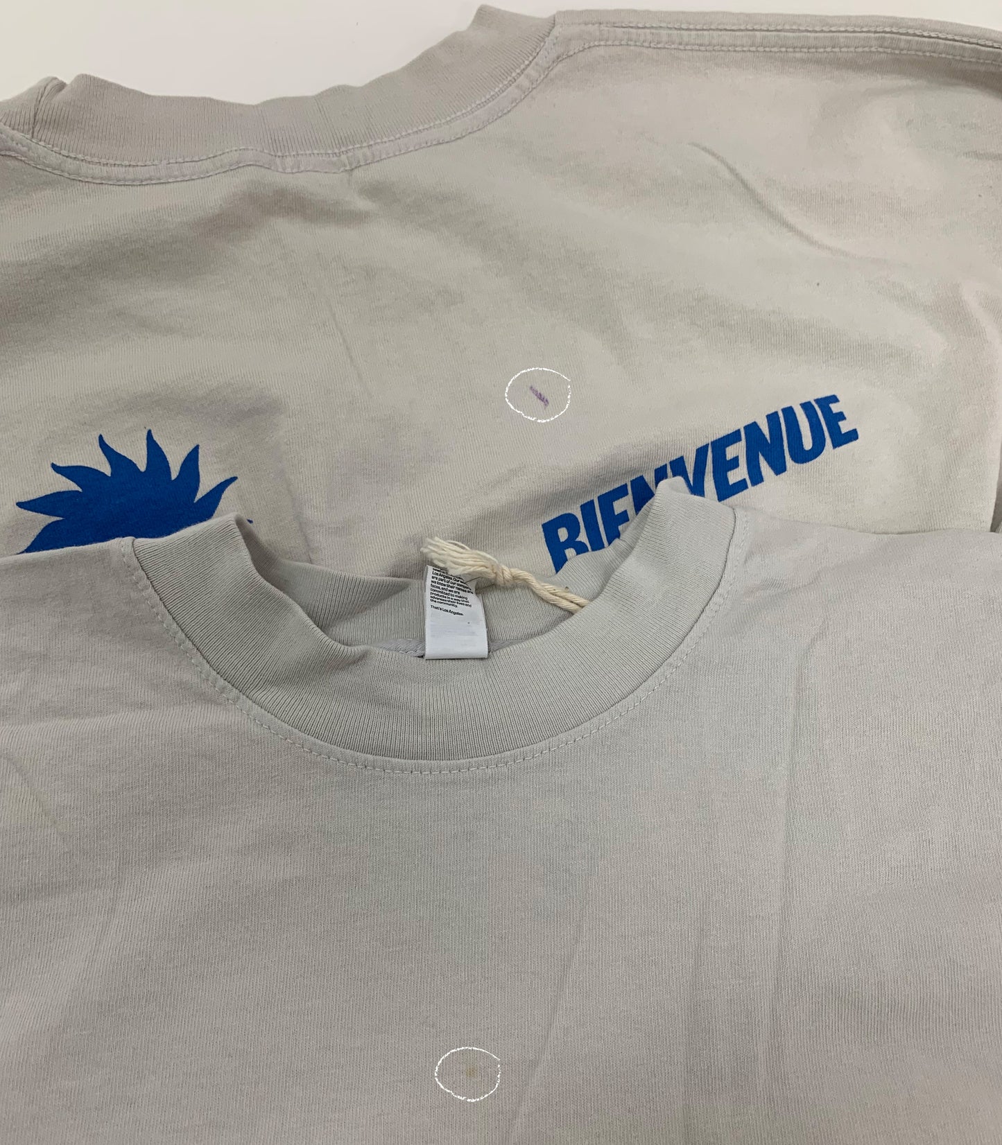 *LES ACCROCHÉS* Le Longsleeve - « JE ME SOUVIENS » - Ciment