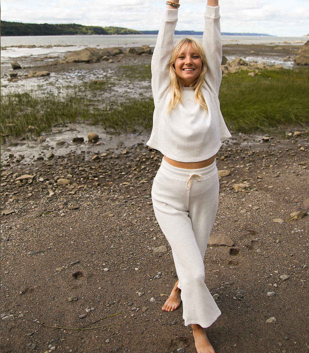 *LES ACCROCHÉS* Le pantalon « GYPSY SOUL » - IVORY