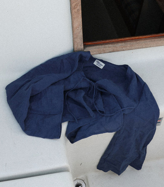 *LES ACCROCHÉS* Haut « ARUBA » - Saphir