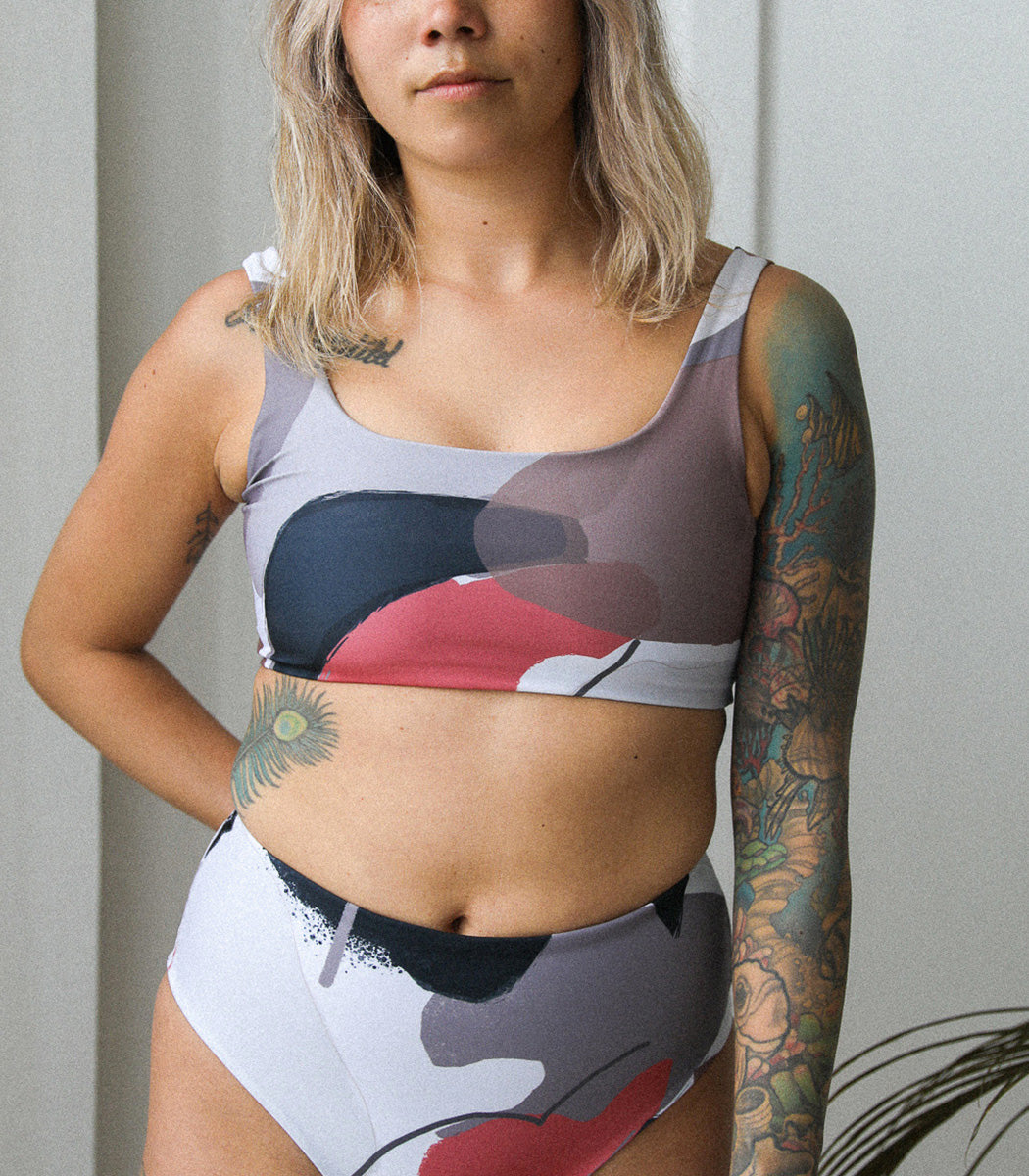 *LES ACCROCHÉS* Haut de bikini « GAÏA » - Oversea