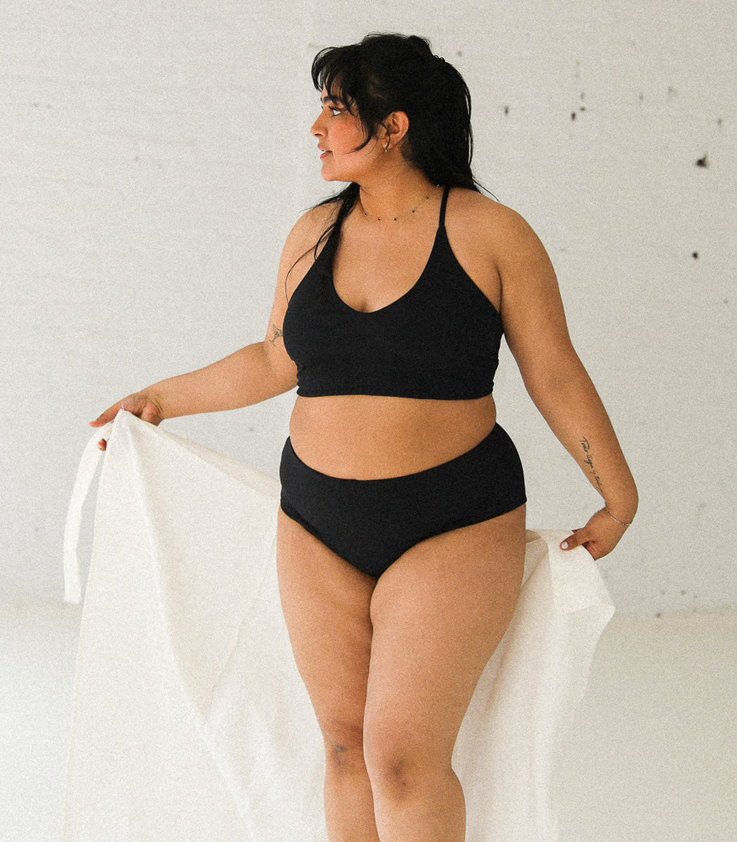 Bas de bikini « SUN BREAK » - Black Sand
