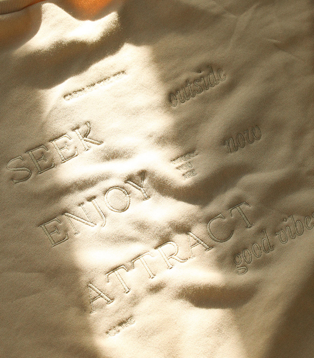 Crewneck « DRIFTWOOD » - Dune