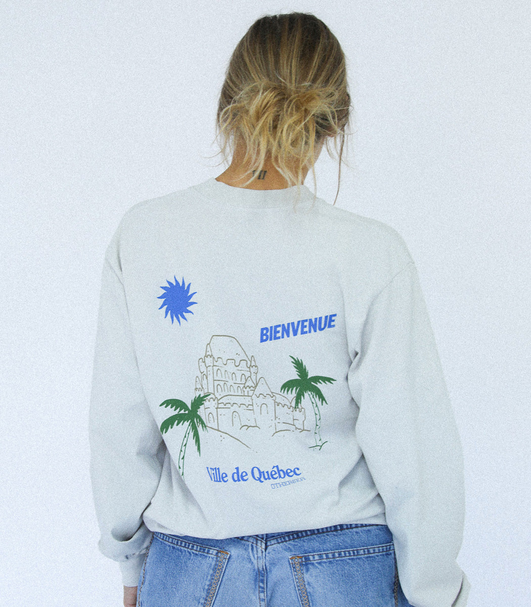 Longsleeve - « JE ME SOUVIENS » - Ciment