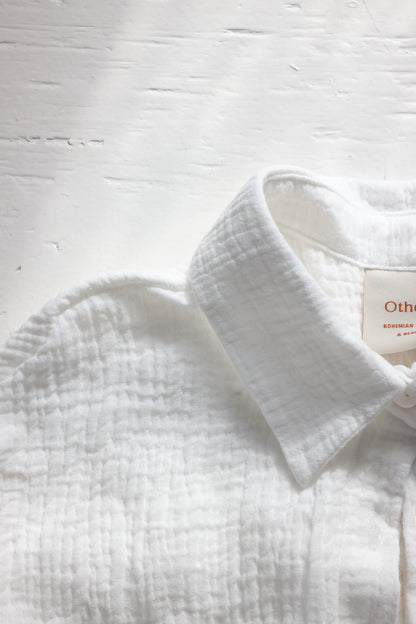 *LES ACCROCHÉS* - Chemise ample « MARSEILLE » - Ricotta