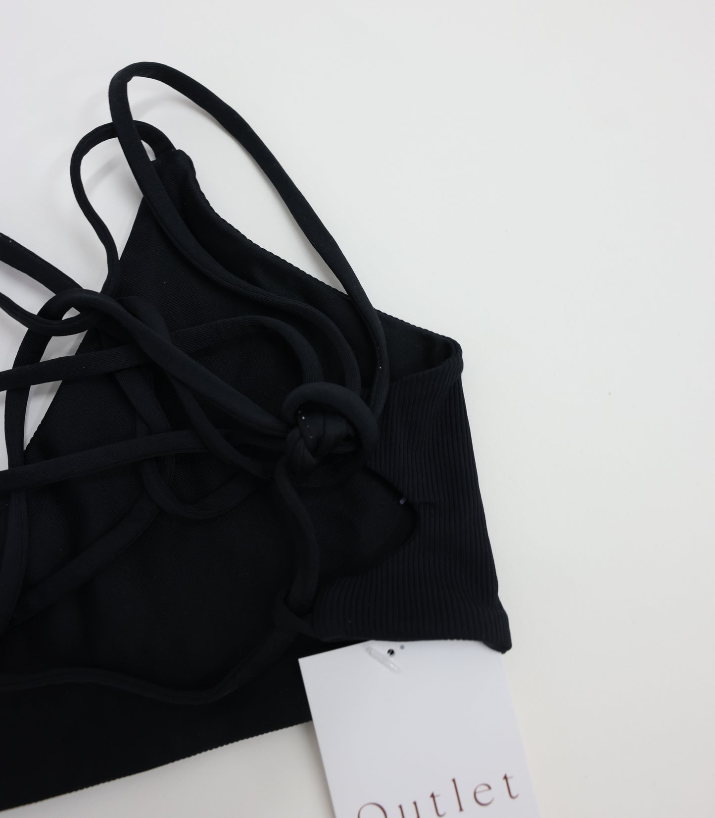 *LES ACCROCHÉS* Haut de bikini « SUL’SIDE » - Black Sand