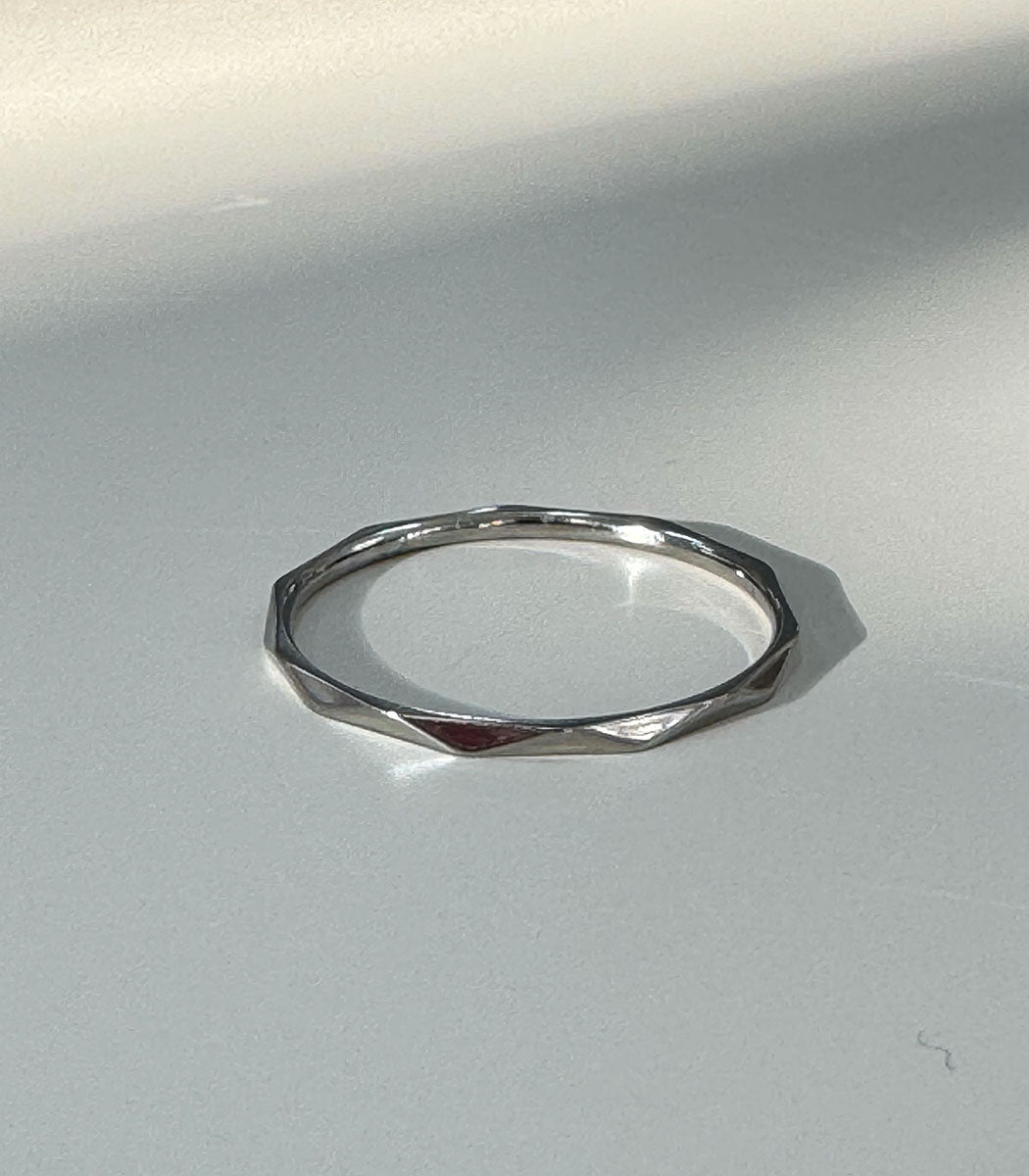 Bague en argent stainless - GÉOMÉTRIQUE