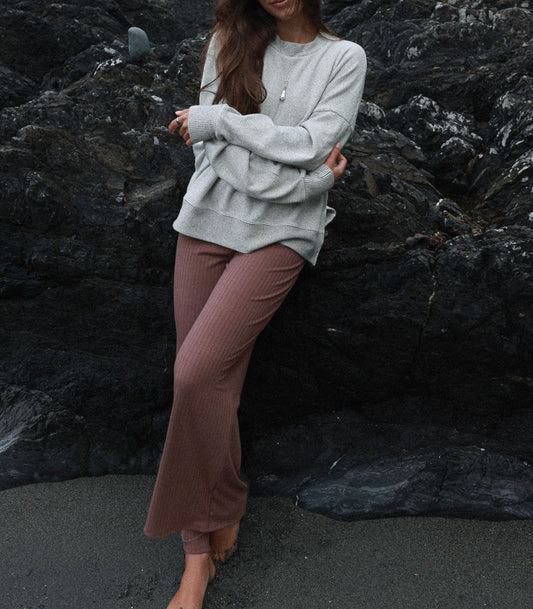 Pantalon ample «FLOWY PANTS» - Rum