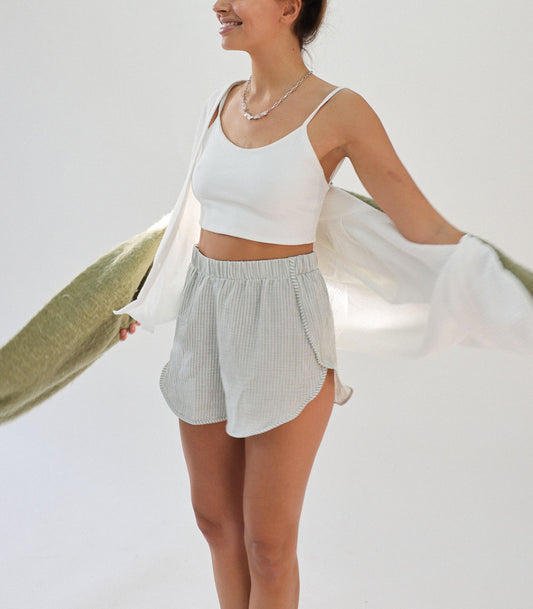*LES ACCROCHÉS* Cami « EASE » - White