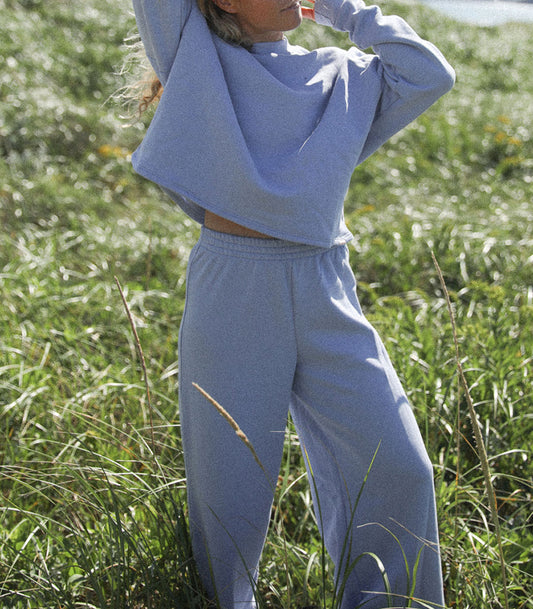 Pantalon coton ouaté «CASUAL» - Galet