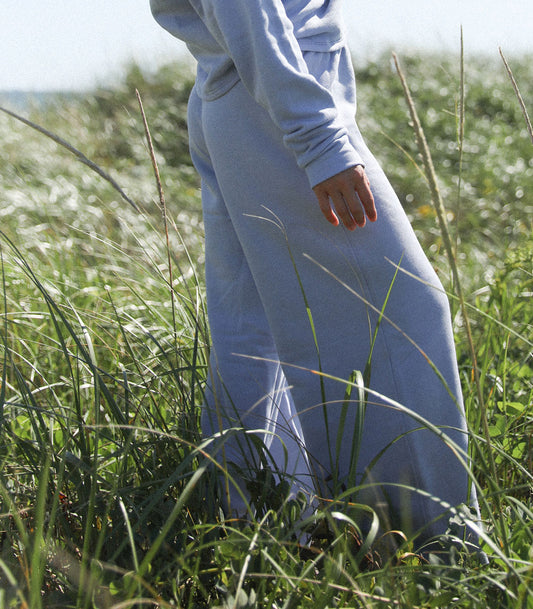 Pantalon coton ouaté «CASUAL» - Galet