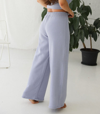 Pantalon coton ouaté «CASUAL» - Galet