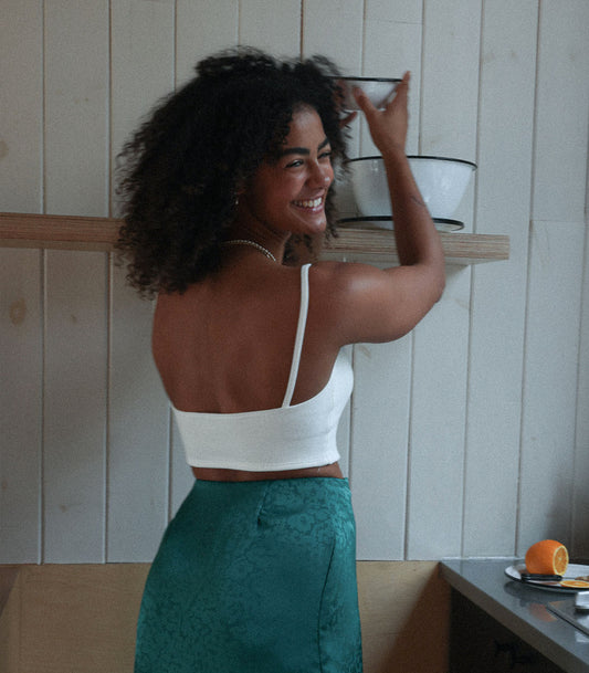 *LES ACCROCHÉS* Cami « EASE » - White