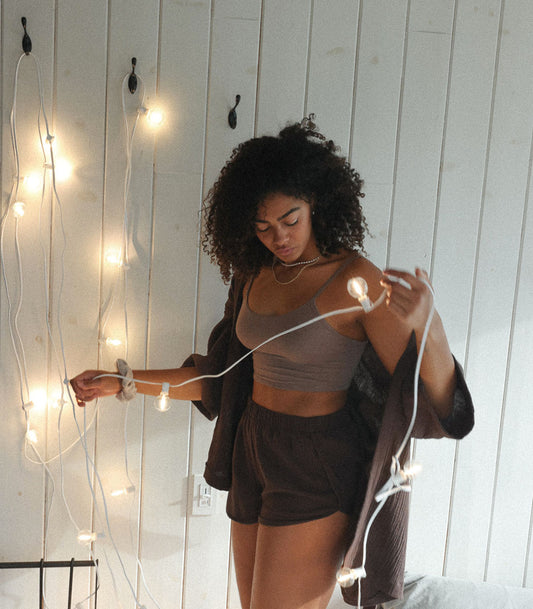 Short pyjama «HAVEN» - Wood